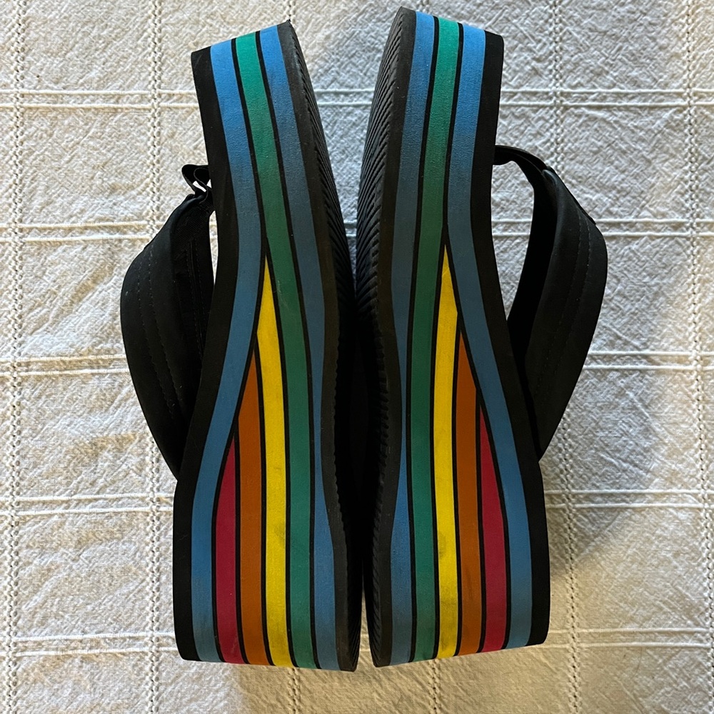 Platform Rainbow Sandals
